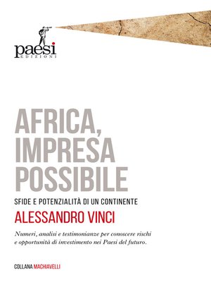 cover image of Africa, impresa possibile
